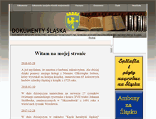 Tablet Screenshot of dokumentyslaska.pl